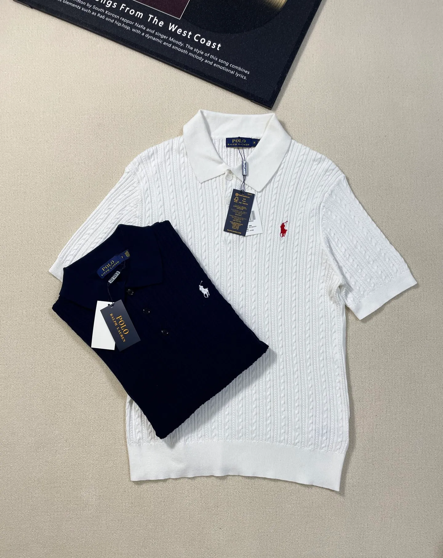 185 Ralph Lauren ： Blue Cream White Sizes：S-XL